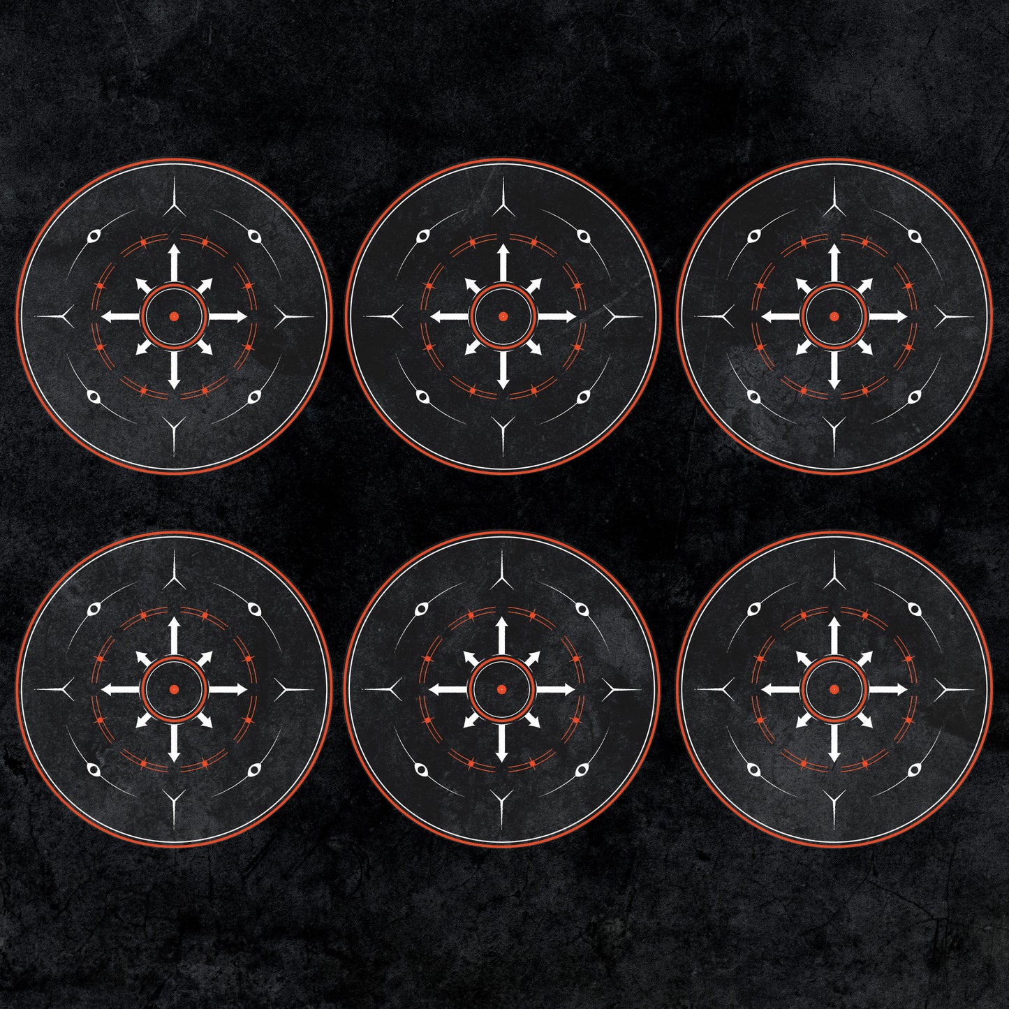 Objective Markers Full Set - Theme: Dark Gods