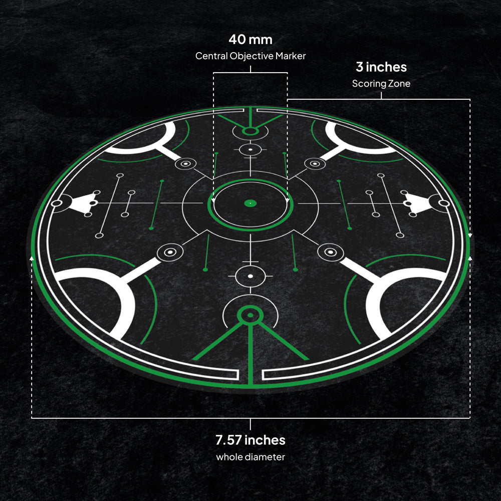 10th Edition Objective Markers Full Set - Theme: Alien Glyphs