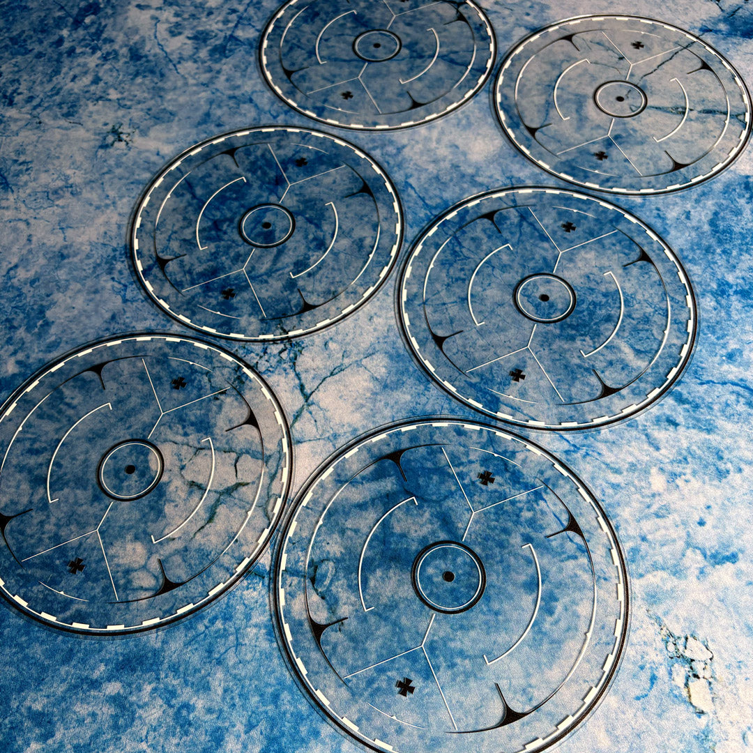 Objective Markers Full Set - Theme: Space Warriors [Black]