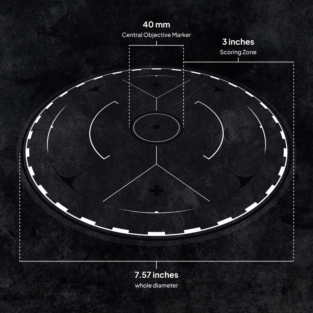Objective Markers Full Set - Theme: Space Warriors [Black]