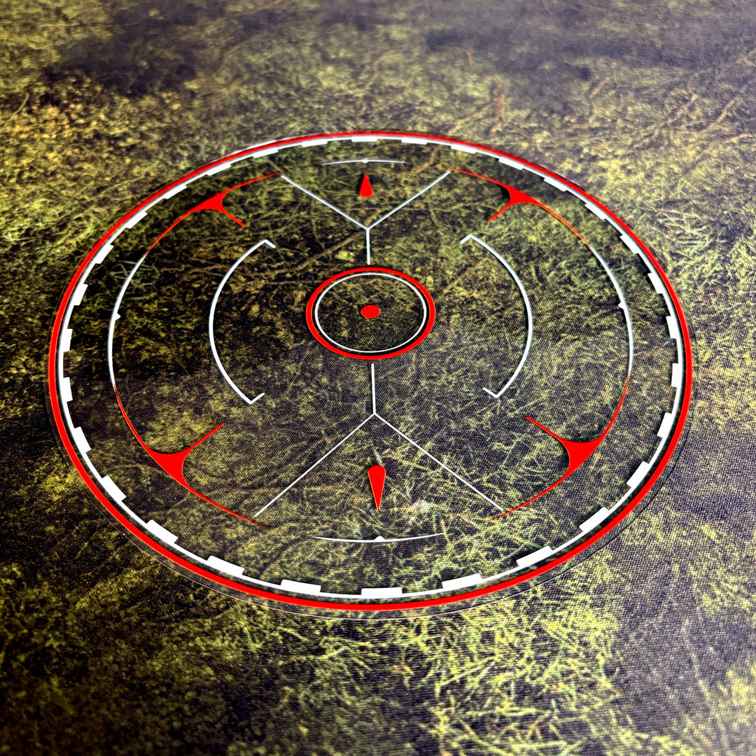 Objective Markers Full Set - Theme: Space Warriors [Red]