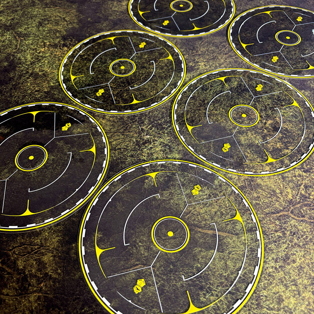 Objective Markers Full Set - Theme: Space Warriors [Yellow]