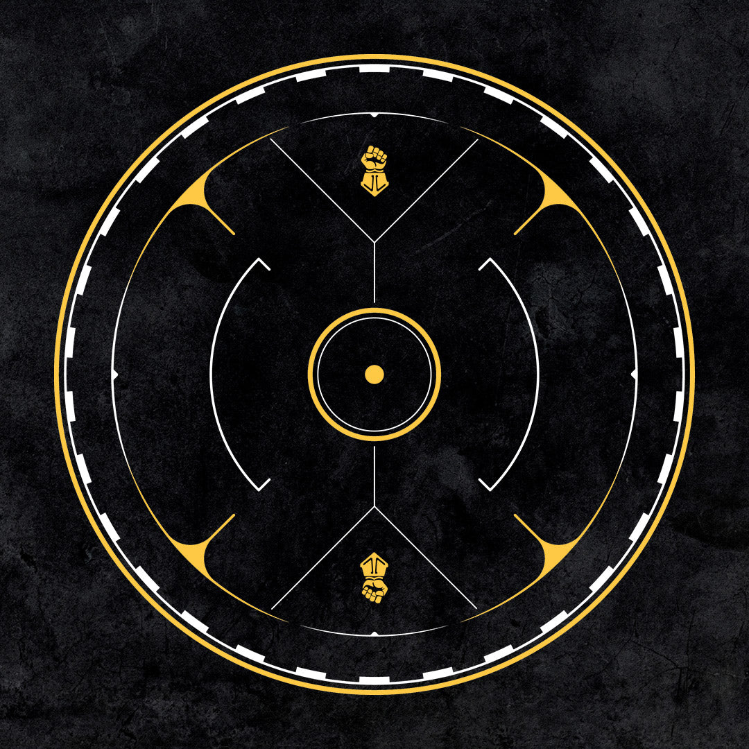 Objective Markers Full Set - Theme: Space Warriors [Yellow]