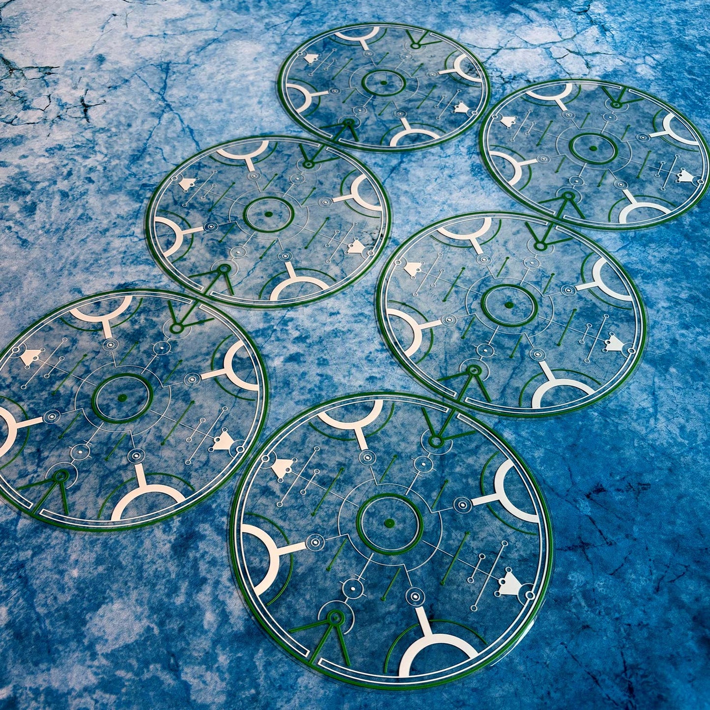 Objective Markers Full Set - Theme: Alien Glyphs