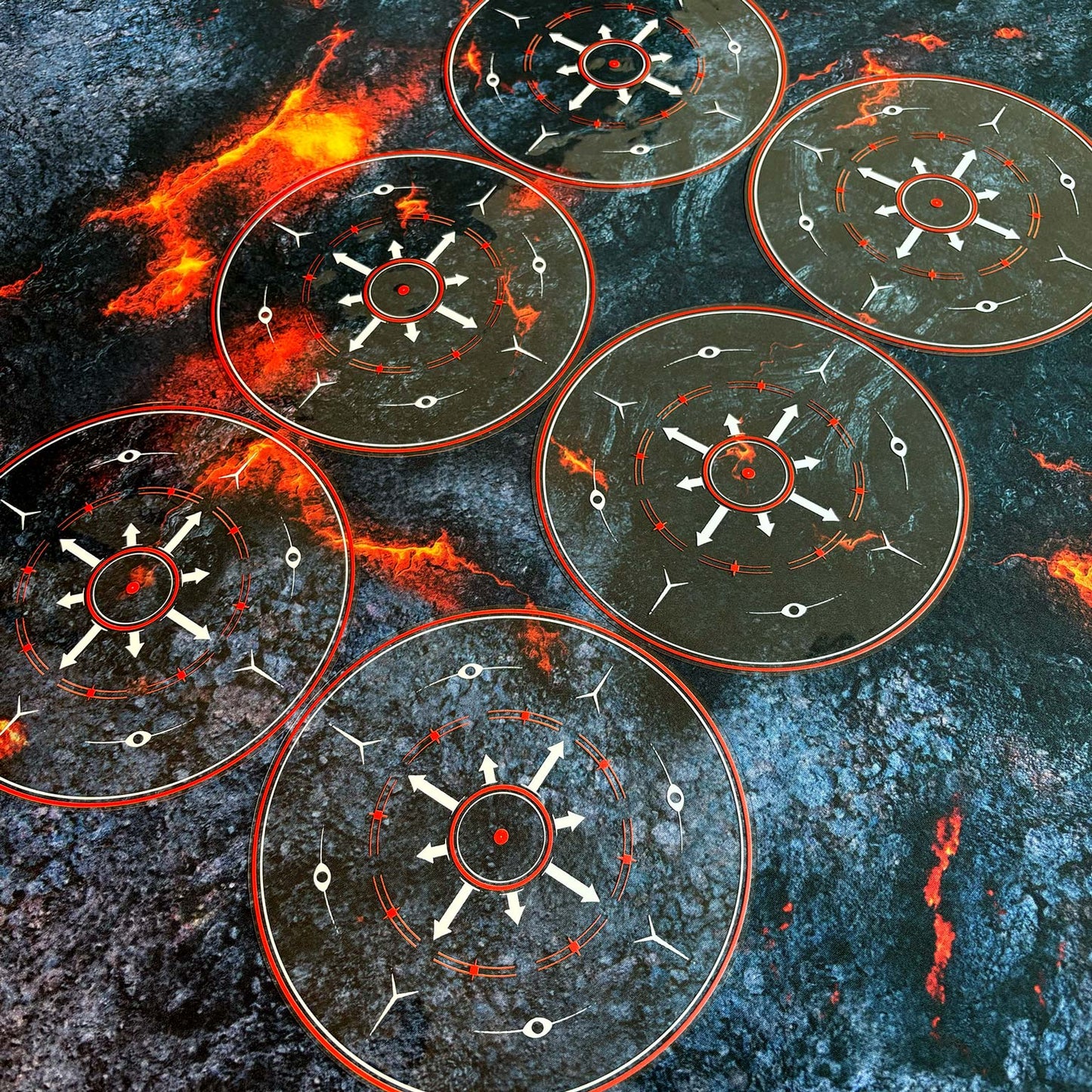 Objective Markers Full Set - Theme: Dark Gods
