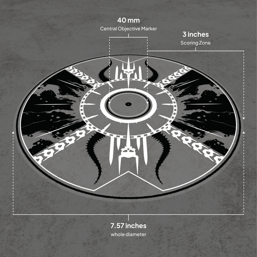 AOS Objective Markers Full Set - Theme: Death